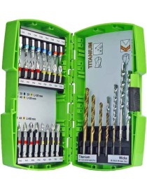 DRILLMAX PUNTE, INSERTI IN VALIGETTA pz.34