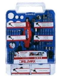 DRILLMAX MINITRAPANO SMERIGLIATRICE a 12V pz.80