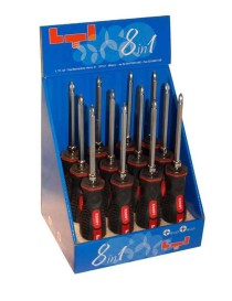 ESPOSITORE CACCIAVITI LTI 8 in 1 pz.12