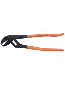 Pinza regolabile cerniera chiusa in acciaio chrom vanadium finitura verniciata, impugnatura in plastica.