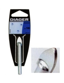 PUNTA DIAGER PER VETRO 10 x 70