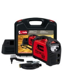 Saldatrice inverter ad elettrodo MMA in corrente continua (DC). Flessibilità di impiego con i più svariati tipi di elettrodi: 