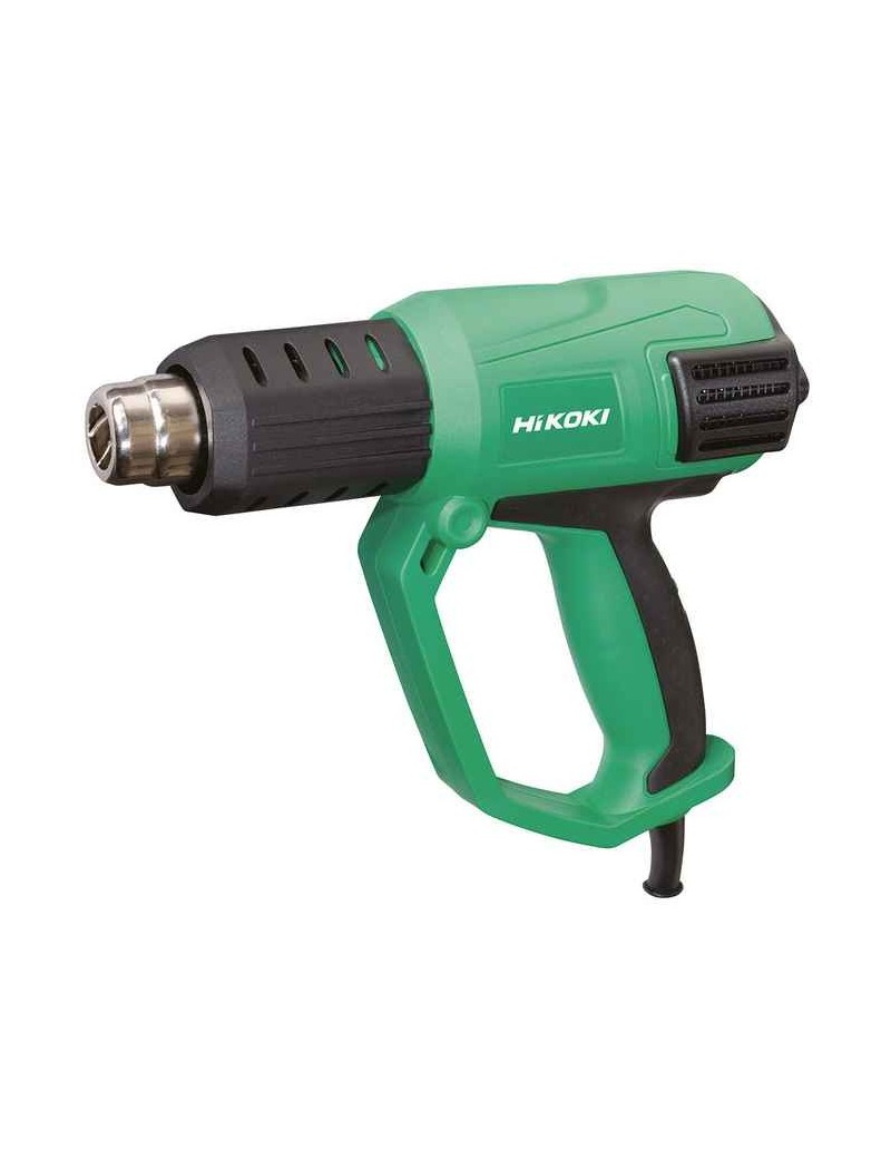 Potente, leggero e sofisticato termosoffiatore con regolazione digitale della temperatura da 2000W. Dotato di selettore a 5 posi