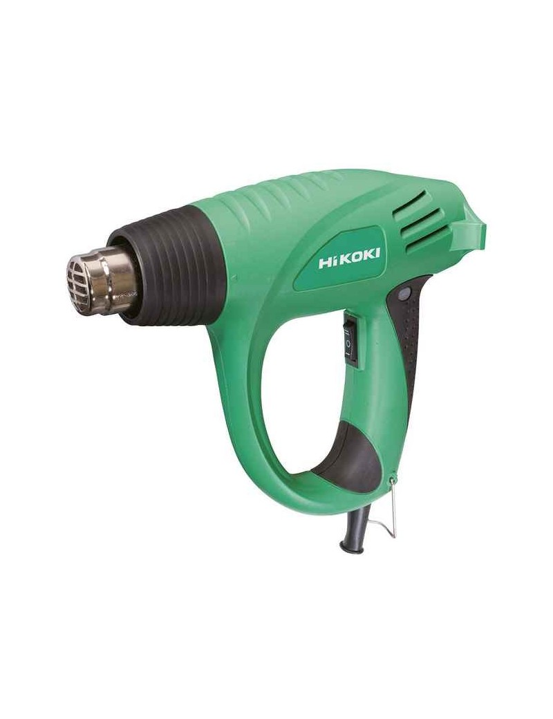 Potente e pratico termosoffiatore da 2000W. Dotato di selettore a 2 posizioni per selezionare la temperatura e la velocità del 