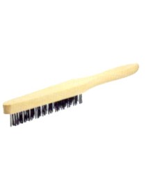 SPAZZOLA ACCIAIO MANICO DRITTO 5R