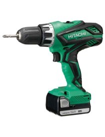 Trapano avvitatore reversibile a percussione con batteria al litio con attacco a slitta da 14.4V - 1,5Ah. Compatto e bilanciato 