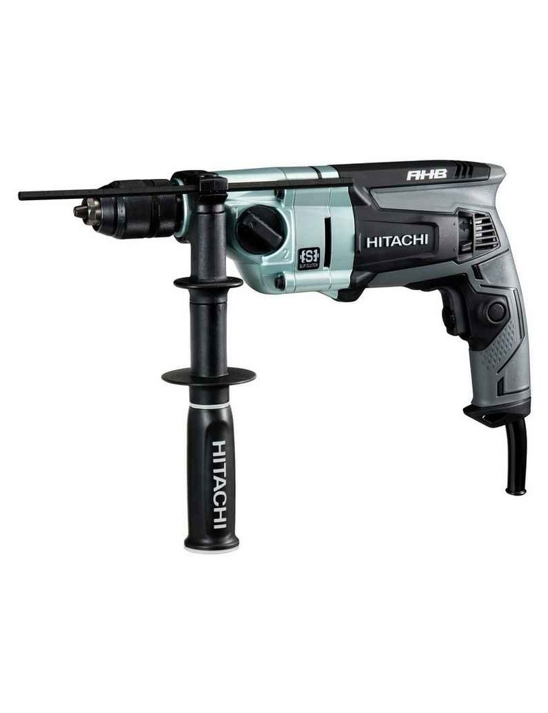 Robusto e potente trapano reversibile da 860W. Dotato di frizione di sicurezza, cambio meccanico a 2 velocità ed interruttore e