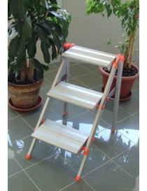 SGABELLO MARCHETTI ALLUMINIO 2 GRADINI