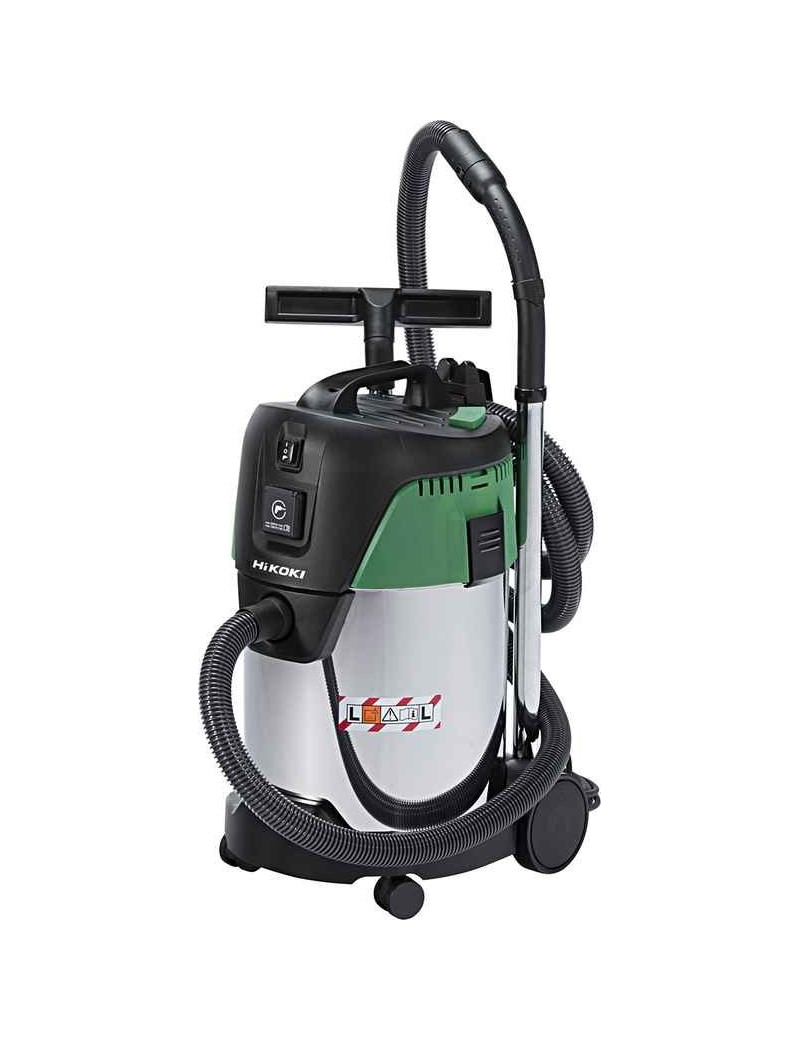 Aspiratore universale dal contenitore in acciaio inox da 30 l di capacità. Robusto, compatto e leggero, con un motore da 1.000 