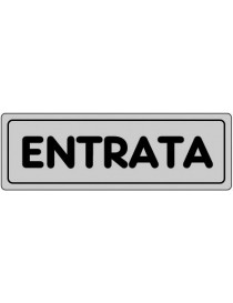 ETICHETTA ADESIVA "ENTRATA" cm 15x5