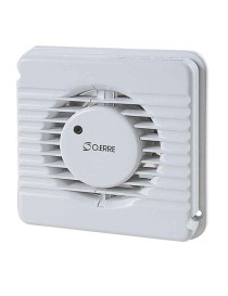 Aspiratore assiale 15 W 230 V~ per installazioni da parete o soffitto in fori ø 80 / 100 mm (con adattatore fornito). Portata 3