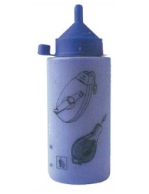 Barattolino contenente polvere colorata blu da gr.150 per tracciatore.