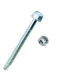 VITE AUTOFORANTE INOX DIN7504K T.E. FINTA RONDELLA 4,8x19