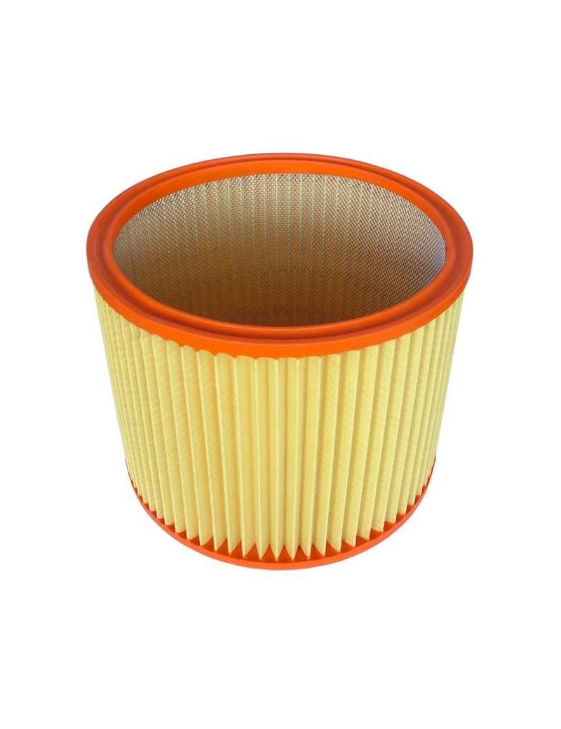 Lo speciale materiale filtrante plissettato permette di avere una maggiore superficie filtrante in uno spazio contenuto. Solo pe