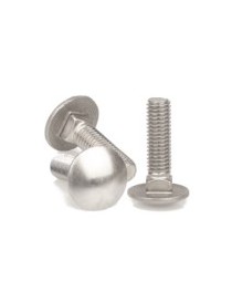 VITE TESTA TONDA QSF TUTTO FILETTO INOX DIN603 8x60