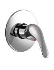 LINEA ASTRA Miscelatore doccia monocomando ad incasso. Cartuccia a dischi ceramici ad alta resistenza. Attacco a croce fil. 1/2"