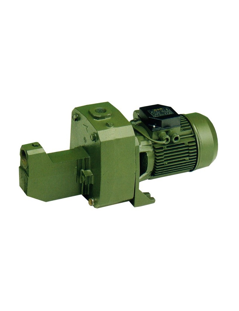 Elettropompa centrifuga autoadescante. Motore ASINCRONO A SERVIZIO CONTINUO - Hp 1,5. Alimentazione 230 Watt. Protezione termo-a