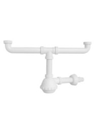 SIFONE MOPLEN A FIASCO 2 VIE S/PILETTA 1"1/2 x d. 40