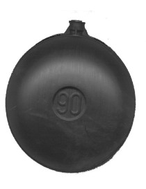 SFERA IN PLASTICA CON NOTTOLINO OTTONE d. 90