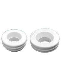 MORSETTO WC IN GOMMA BIANCO CANOTTO mm 30/32