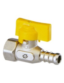 RUBINETTO A SFERA DIRITTO METANO FEMMINA