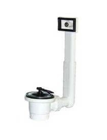 PILETTA PER LAVELLI INOX C/TROPPOPIENO 1"1/2