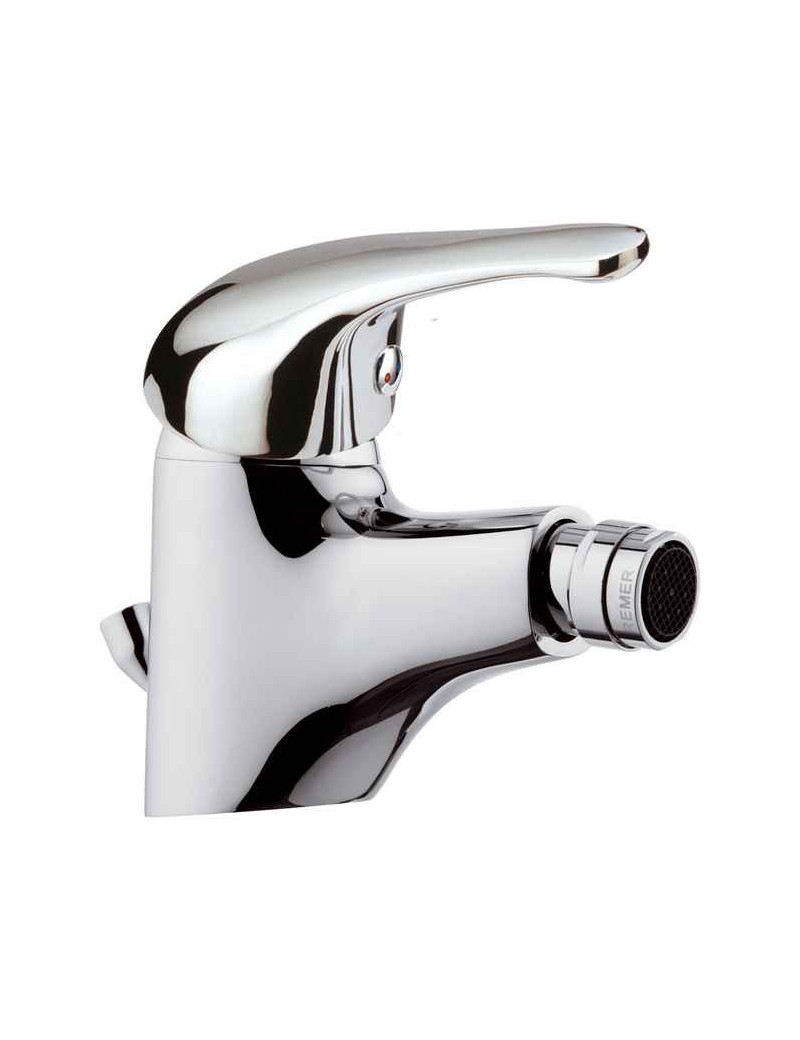 Miscelatore monocomando dotato di cartuccia a dischi ceramici  d. mm.40, con aeratore direzionale.