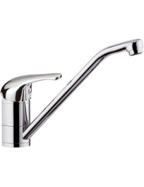 Miscelatore monocomando per lavello con bocca girevole dotato di cartuccia a dischi ceramici  d. mm 40.