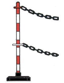 PALETTO PVC B/R h. 90