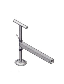 PIEDINO REGOLABILE ESTRAIBILE PER PONTEGGIO SYSTEM E GRIM