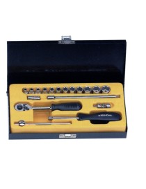 MUNDIAL CHIAVE A BUSSOLA CASSETTA 1/4" pz.33