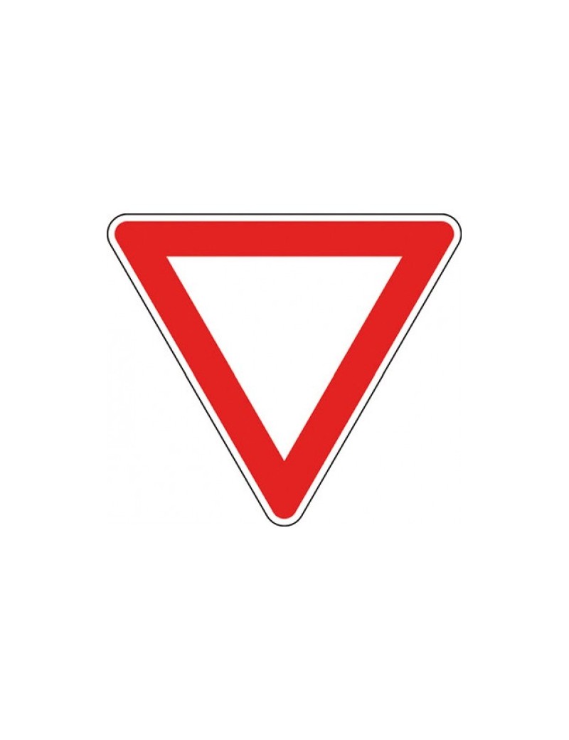 Indica l'obbligo di dare la precedenza ai veicoli che circolano nei due sensi sulla strada sulla quale ci si immette o che si va