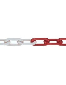 CATENA PLASTICA BIANCA/ROSSA mm 8