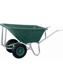 Carriola con vasca di capacità pari a 160 lt. in tecnopolimero appositamente studiato per resistere alle ALTE/BASSE temperature