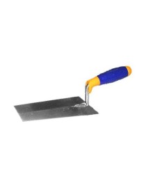 CAZZUOLA PUNTA QUADRA MANICO PLASTICA cm 18