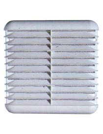 GRIGLIA AERAZIONE PL CON RETE mm 166x166