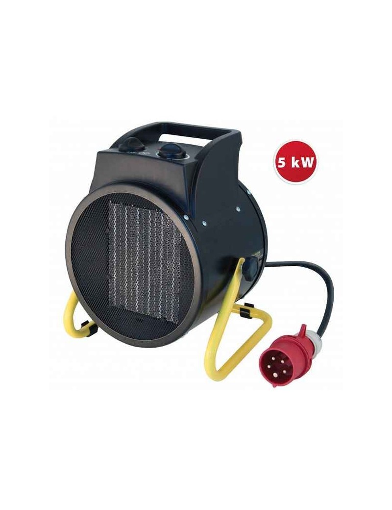 Generatore di aria calda 5000W; tecnologia ceramica: a differenza dei modelli a serpentina i modelli a ceramica fanno caldo subi