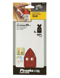 CARTA ABRASIVA VELCRO MULTILEVIGATRICE g  80 (bl. pz.5)