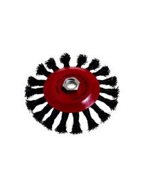 SPAZZOLA CIRC. ACC. CONICA RITORTO mm 100 14MA