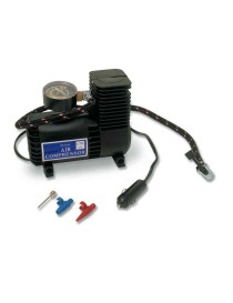 Compressore universale per auto, portatile con manometro, ideale per gonfiare ruote di auto, moto e biciclette, palloni e matera