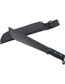 Machete da giardino con manico in plastica e lama in acciaio inox teflonata della lunghezza di 32 cm completo di fodero protetti