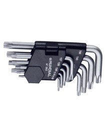 MUNDIAL CHIAVI TORX SERIE pz.9 CLIP IN PLASTICA